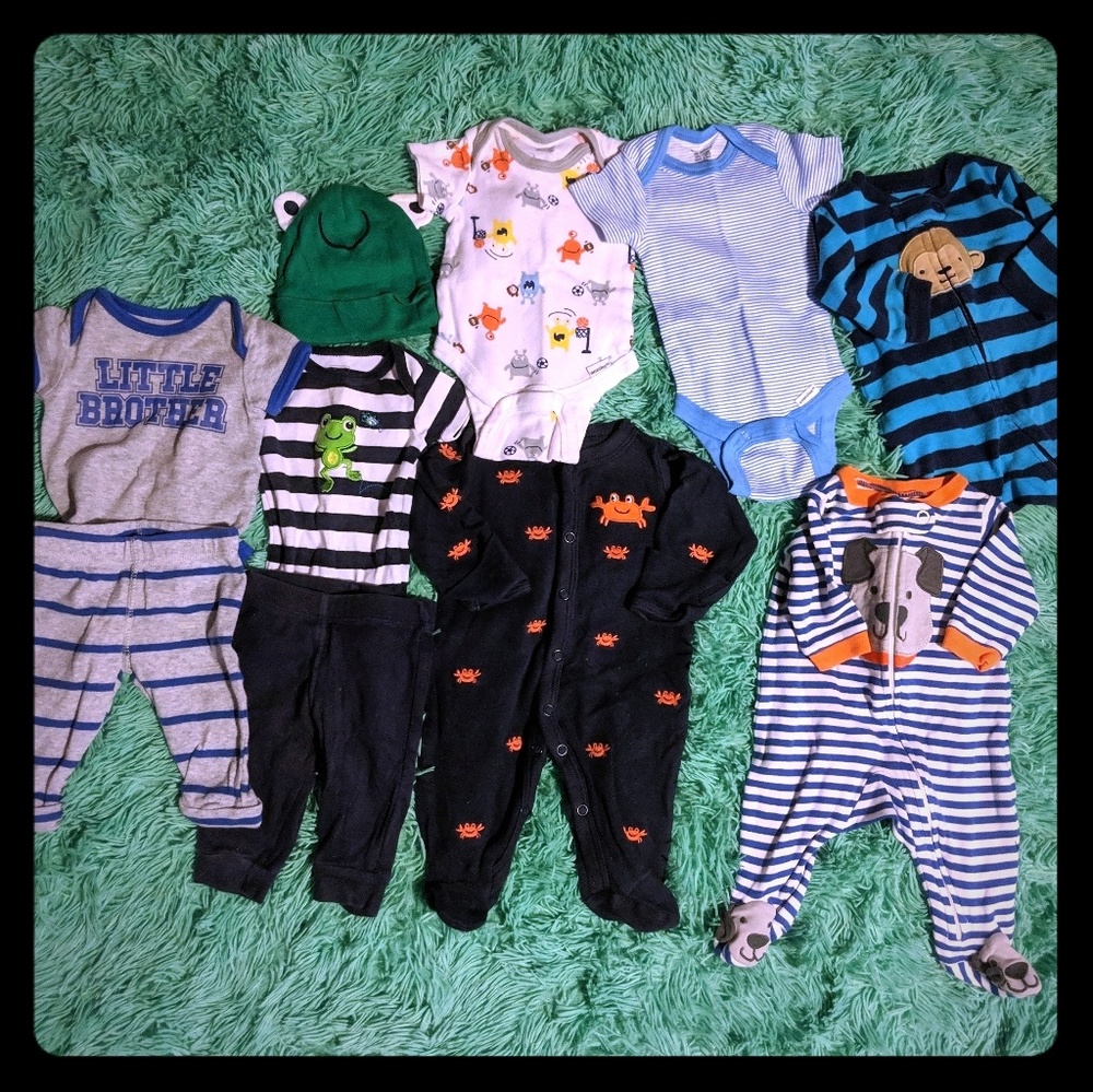 Newborn boy lot 😍